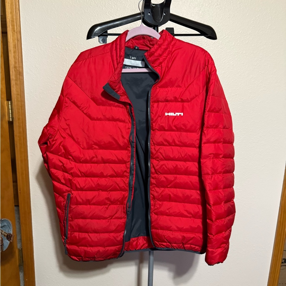 Men's Red Hilti Puffer‎ Jacket